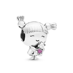 Pandora Shine – Girl with Pigtails – Charm