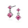 Prins & Prinsesse by Gulldia – Ørepynt i sølv med rosa zirkonia