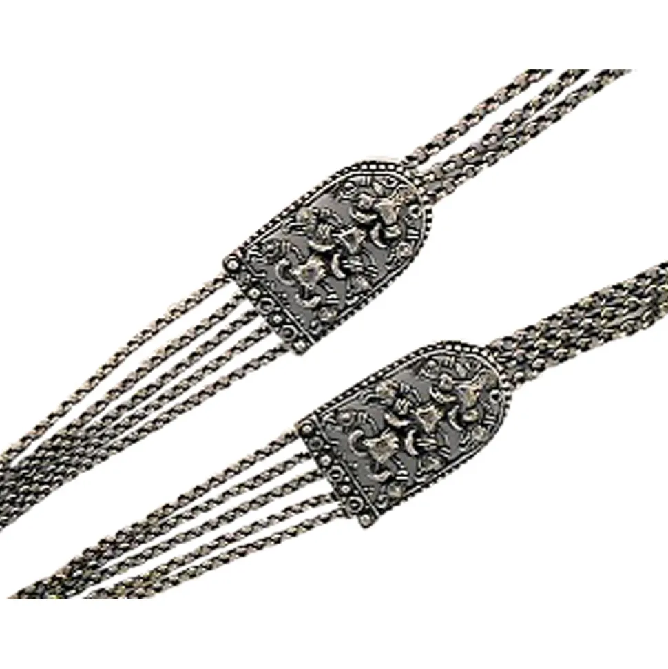 SAGA-sølv-collier-«ornament»
