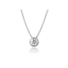 Saint Maurice – enstens diamantanheng i hvitt gull – 0,25 ct