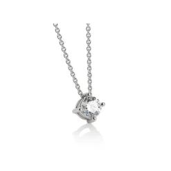 Saint Maurice – enstens diamantanheng i hvitt gull – 0,25 ct