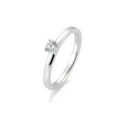 Saint Maurice – Enstens diamantring i hvitt gull – 0,25 ct.