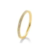 Saint Maurice – Eternity Ring I Gult Gull Med Diamanter 0,165 ct