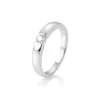 Saint Maurice – Tension enstens diamantring i hvitt gull – 0,15 ct.