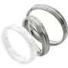 Saint Maurice – Twin Set giftering i hvitt gull – 4,5 mm- Herremodell