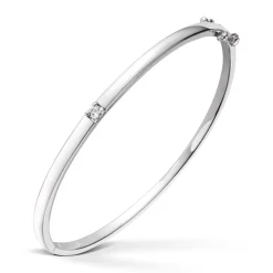 Silver by Frisenberg – Armring i sølv med 1 zirkoniastein