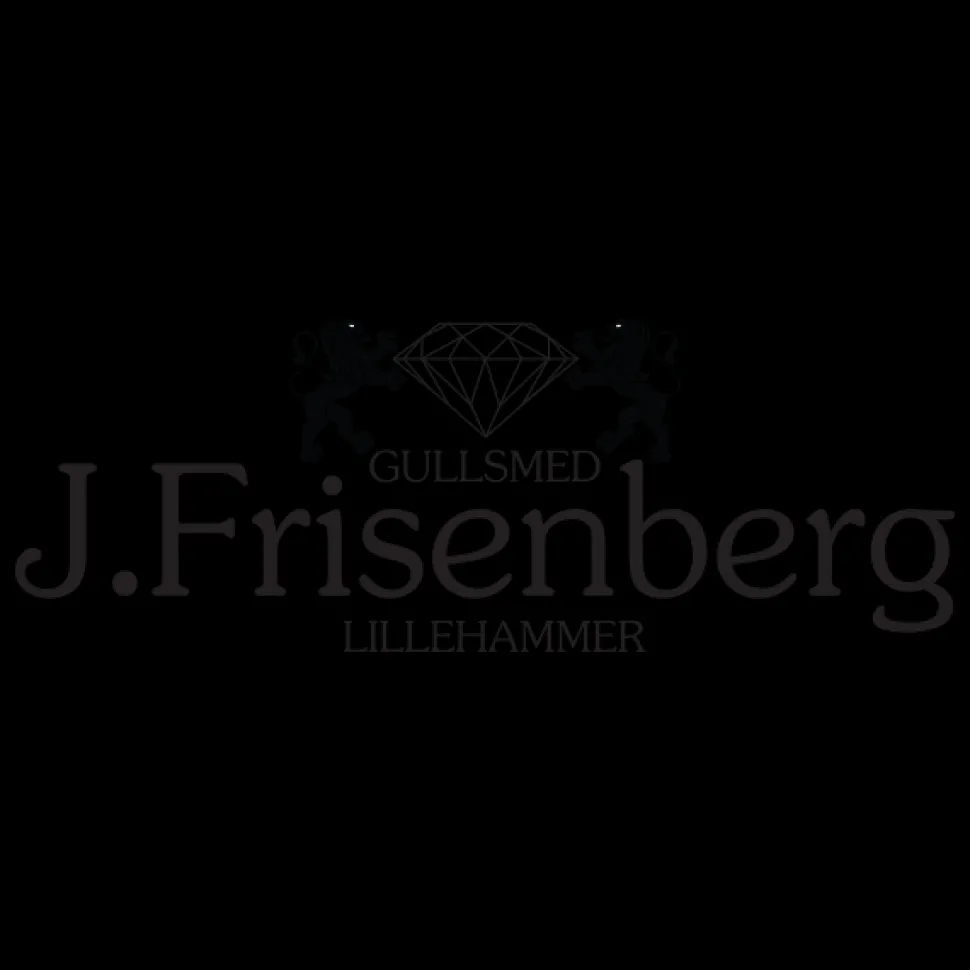 Silver by Frisenberg – Bokstavanheng i sølv – 11 mm– Velg mellom 4 ulike farger, og matt/blank overflate