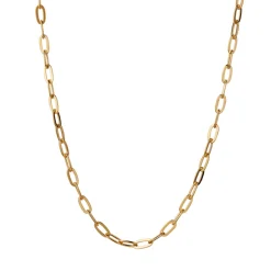 Stine A Jewelry – Chunky halssmykke i forgylt sølv