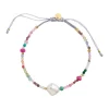 Stine A Jewelry – Color Crush Bracelet with Multi Mix and Light Grey Ribbon