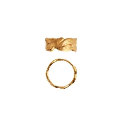 Stine A Jewelry – Golden Splash Lava Ring