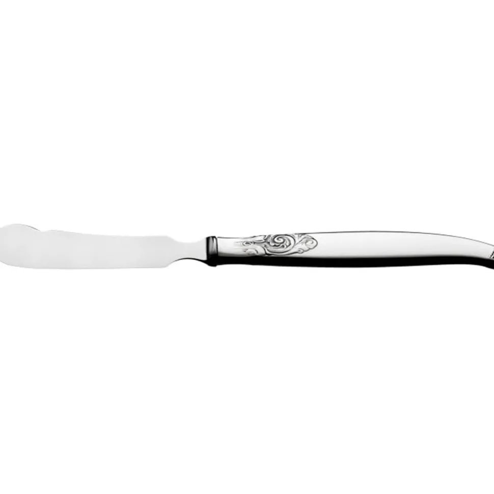 Telesølv – Smørkniv m/stål klinge 15,2cm sølv
