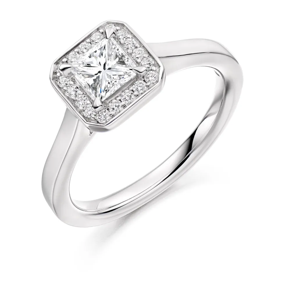 The Raphael Collection – Diamantring i hvitt gull – Totalt 0,70 ct