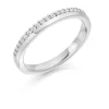 The Raphael Collection – Diamantring i hvitt gull – 2,7 mm – 0,22 ct