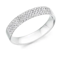 The Raphael Collection – Diamantring i hvitt gull – 3,7 mm – 0,35 ct