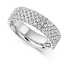 The Raphael Collection – Diamantring i hvitt gull – 5,8 mm bred – 1,05 ct