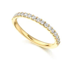 The Raphael Collection – Diamantring i hvitt gull – 2,0 mm bred, totalt 0,33 ct