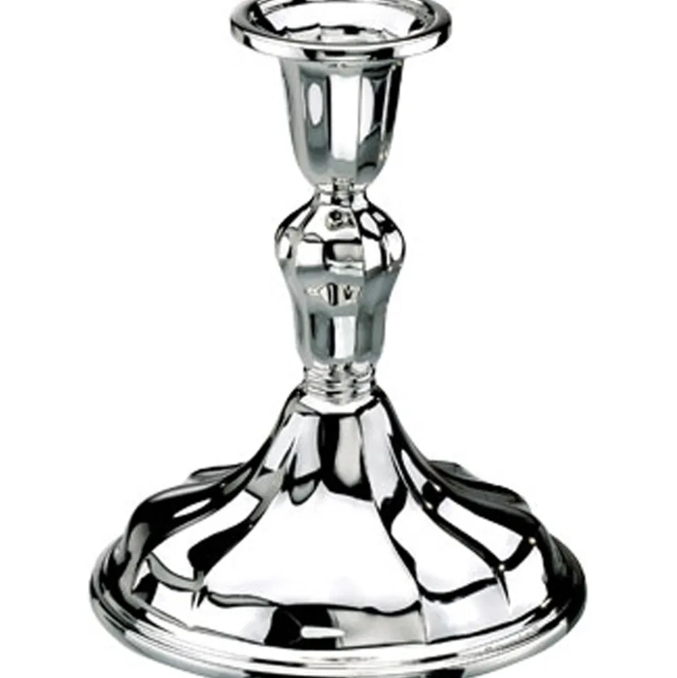 Th.Marthinsen-Sølv lysestake-høyde 12,0 cm