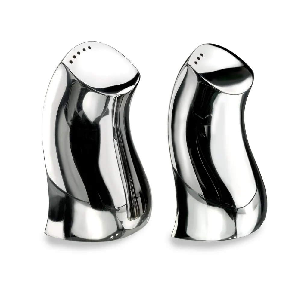 Th.Marthinsen-Sølv-salt/pepper bøsse-sett