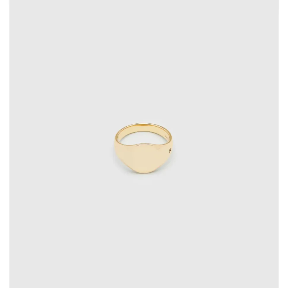 Tom Wood – Mini Signet ring i 9k gult gull- Oval