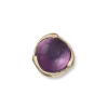 Van Bergen – Blomelås gult gull – Amethyst – 12 mm