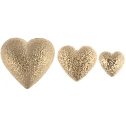 Van Bergen – Ørepynt i 14k gult gull – Golden/Love heart – Medium versjon