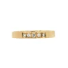 Van Bergen – Ring i gult gull med 5 x 0,02 ct diamanter TWSI