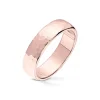 Wedding by Frisenberg – Giftering i rosegull med hamret overflate – 5 mm bred