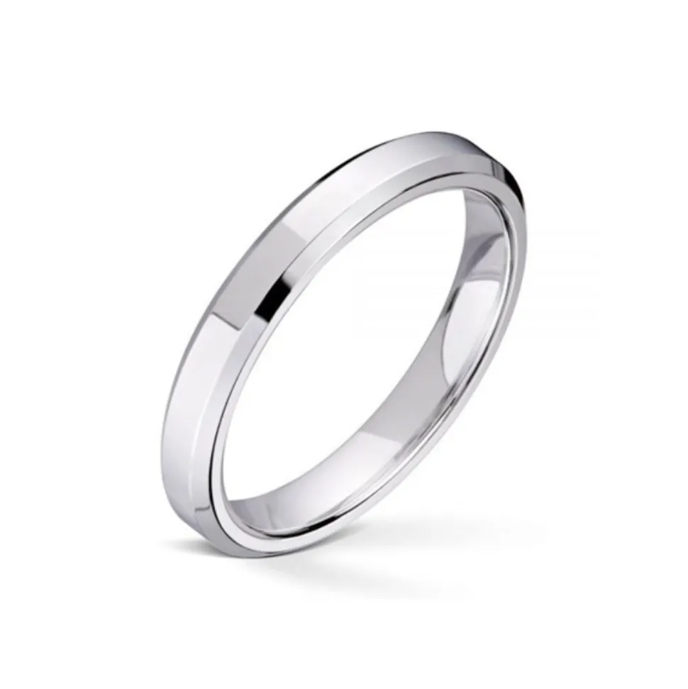 Wedding by Frisenberg – Giftering i hvitt gull – 3 mm bred