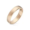 Wedding by Frisenberg – Giftering i gult gull – 5 mm bred-Børstet overflate