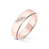 Wedding by Frisenberg – Giftering i rosegull – 5 mm bred – totalt 0,05 ct TW/SI