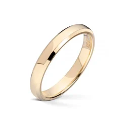 Wedding by Frisenberg – Giftering i gult gull – 3 mm bred