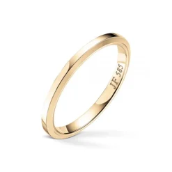 Wedding by Frisenberg – Giftering i gult gull – 2 mm bred
