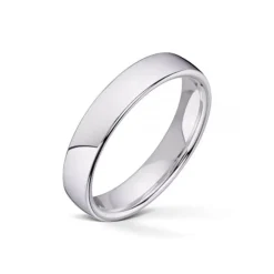 Wedding by Frisenberg – Giftering i hvitt gull – 4 mm bred