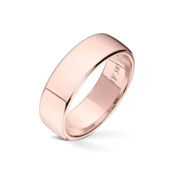Wedding by Frisenberg – Giftering i rosegull – 6 mm bred